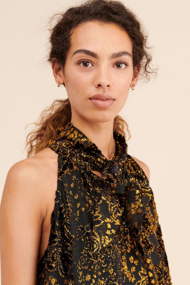 Hemant & Nandita Gold Dust Woman Dress #2