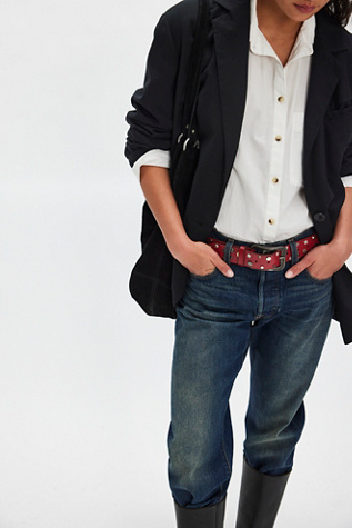 Solstice Stud Belt at Free People in Scarlet Embers, Size: M/L