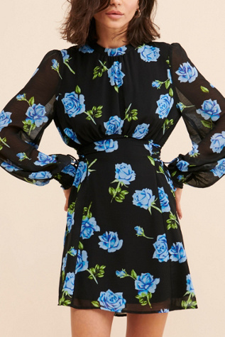 Samantha Lace Up Mini Dress