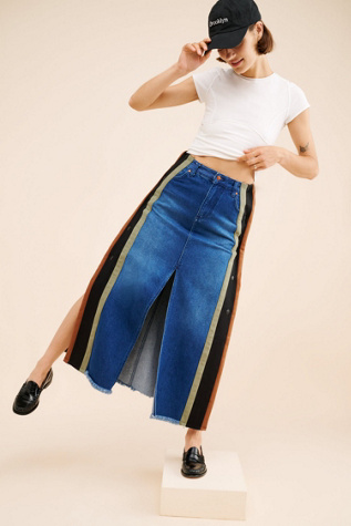 Re_Nuuly x Tricia Fix Madi Track Skirt