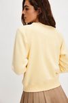 Junior Solid Sweatshirt Cardi