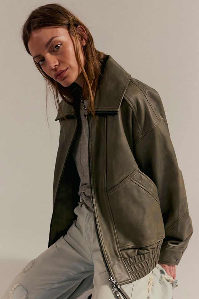 We The Free Desert Moon Leather Jacket #4