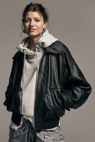 We The Free Desert Moon Leather Jacket