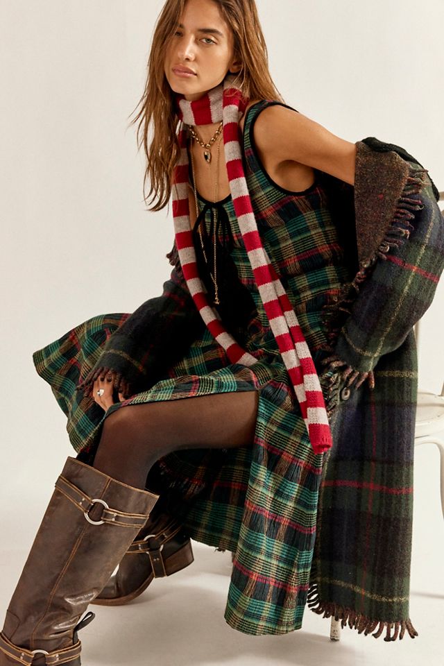 Freya Plaid Midi Dress #3