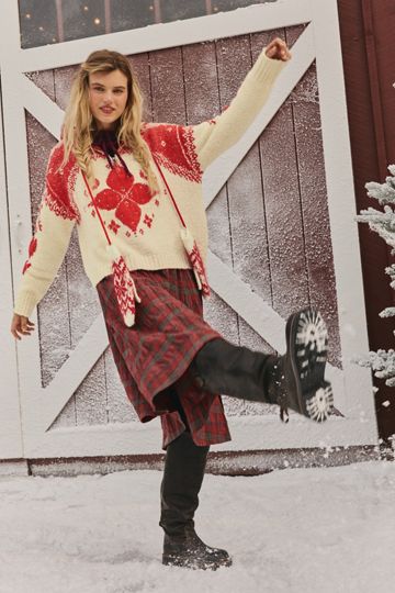 Freya Plaid Midi Dress