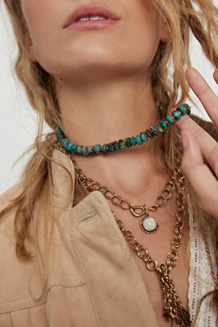L'Atelier De Liora Alon Necklace at Free People in Blue
