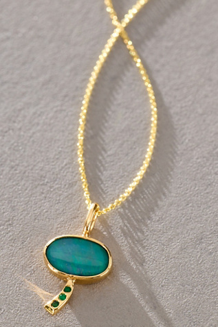 Petite Baleine  Shroom Gemstone Necklace
