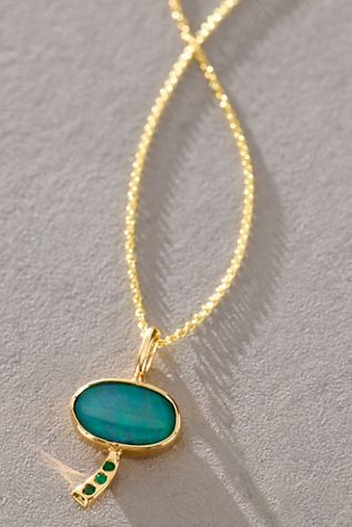 Petite Baleine  Shroom Gemstone Necklace