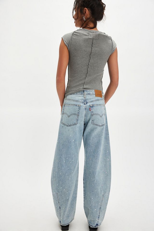Levi's Baggy Dad Embellished Barrel Jeans #1