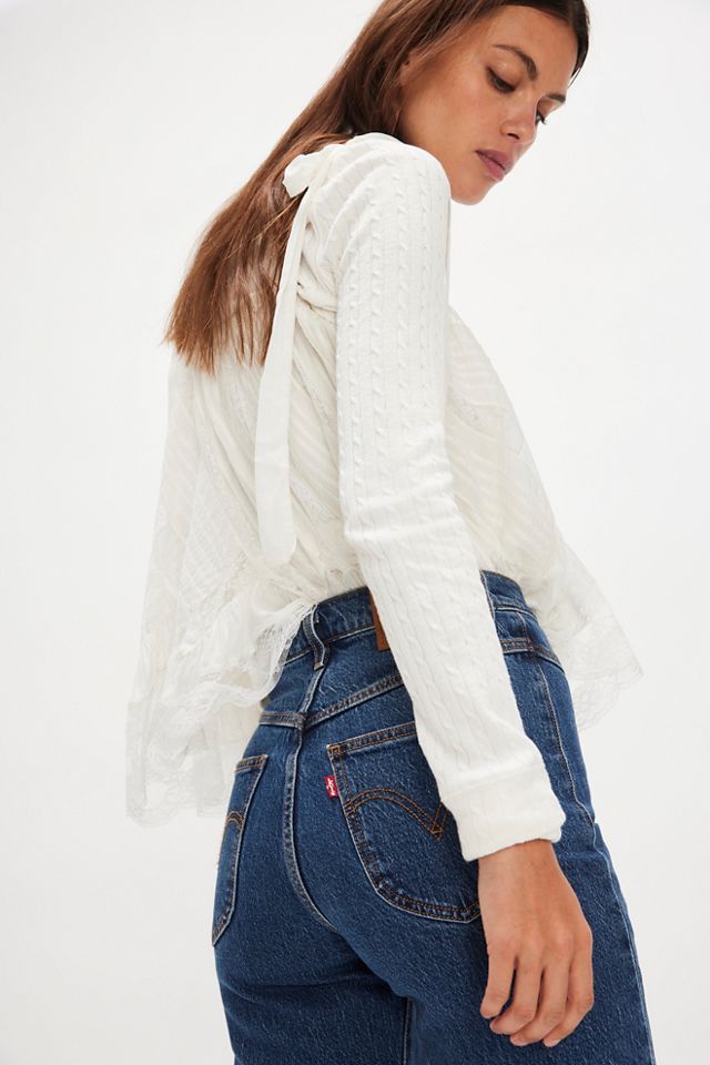 Levi's Ribcage Western Yoke Jeans #3