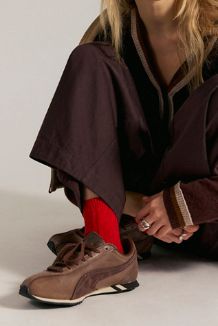 Puma Sprint Premium Sneakers at Free People in Brown, Size: US 5.5 M