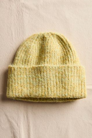 Cozy Up Color Block Pom Beanie | Free People display picture 1