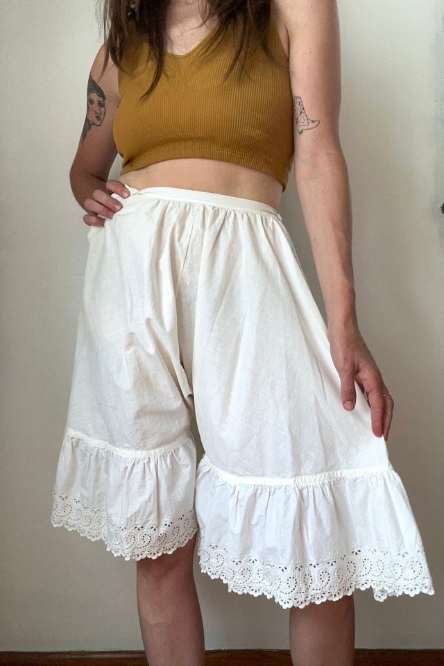 Antique White Cotton Bloomers Selected by Grievous Angel Vintage #1