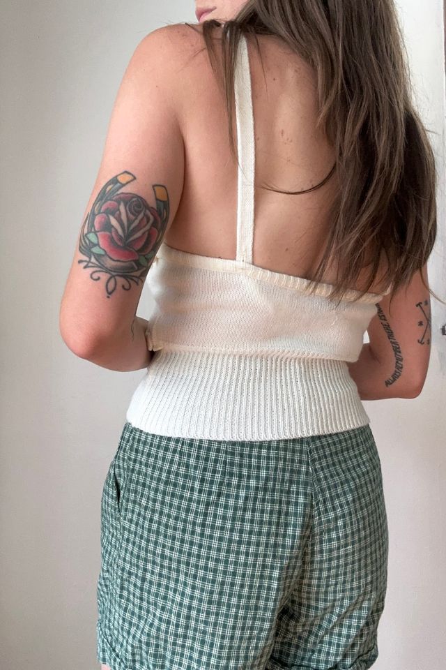 Vintage 1970s Knit Rose Tank Selected by Grievous Angel Vintage #2