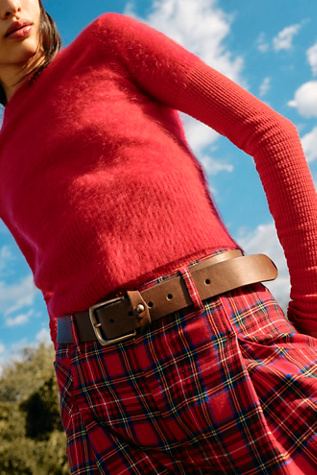 We The Free Wren Belt at Free People in Espresso, Size: M/L
