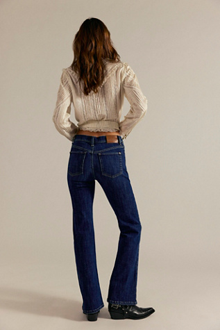 Женские джинсы We The Free Double Knot High-Rise Straight Bootcut, цвет: Aegean — фото 6