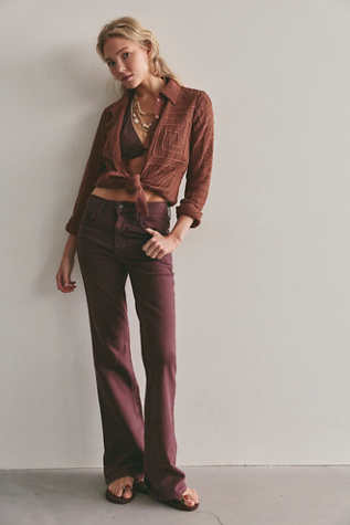 We The Free Double Knot High-Rise Straight Bootcut Jeans