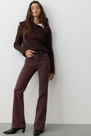We The Free Double Knot High-Rise Straight Bootcut Jeans by Free People