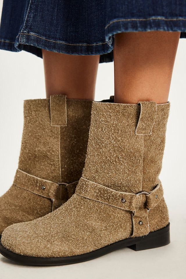 Londyn Hairy Suede Boots #1