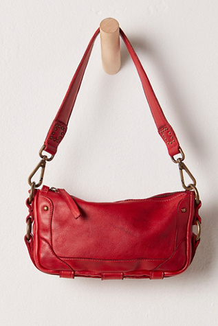 Sac à bandoulière en cuir Lillie par Free People en Red/Brass, pour femme