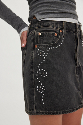 Levi's Icon Bejeweled Skirt