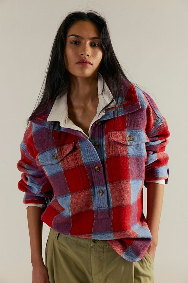We The Free Wyoming Mornings Plaid Pullover