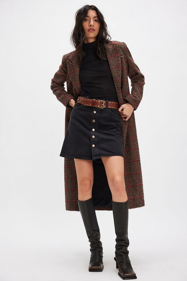 Levi's Retro Button-Front Skirt #2