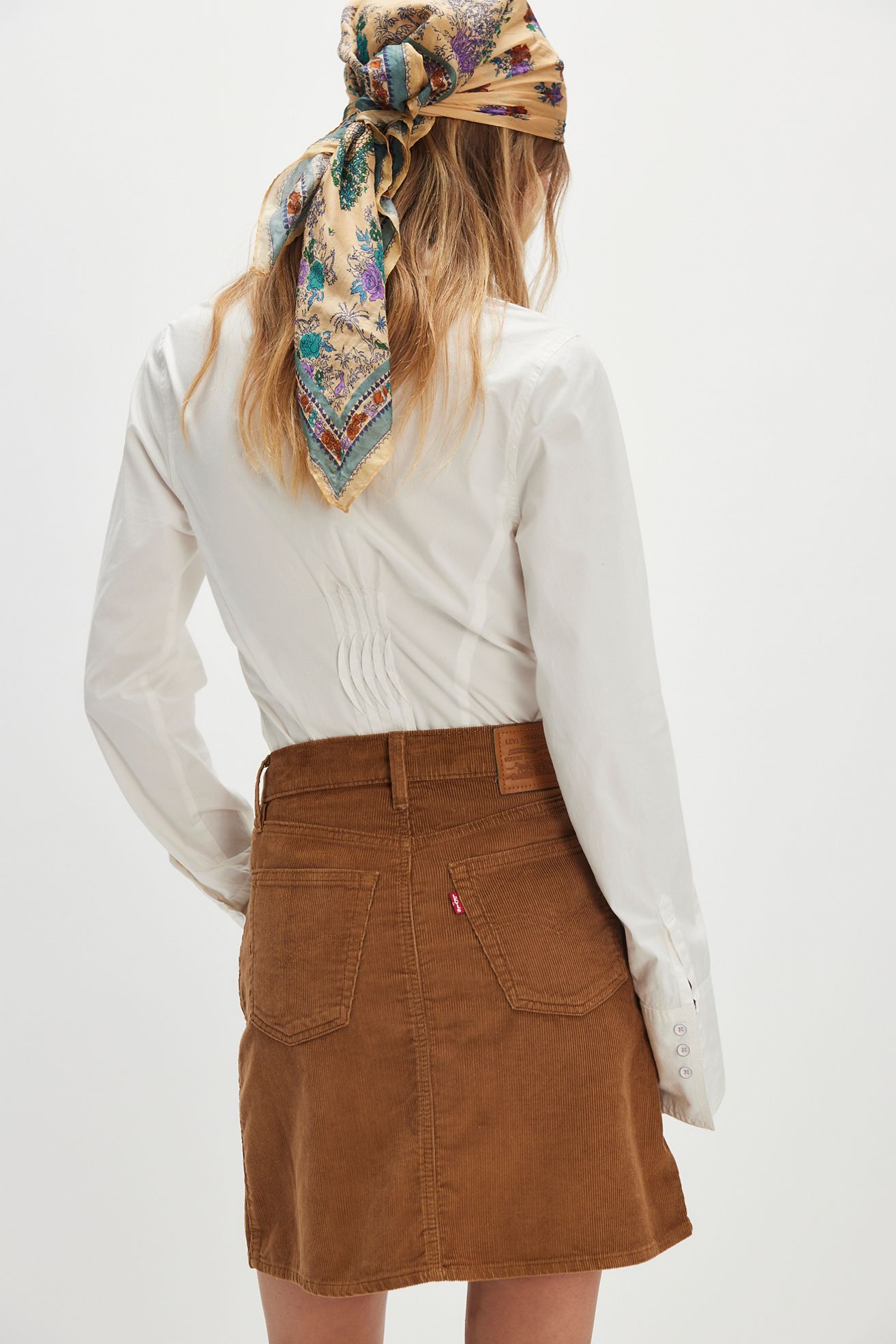 Levi's Retro Button-Front Skirt