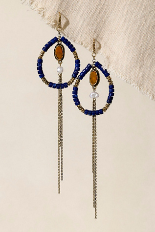 Mabel Loop Earrings by Free People in Gold