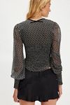Dottie Printed Long Sleeve Knit Top