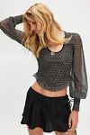 Dottie Printed Long Sleeve Knit Top