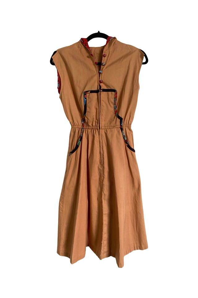 1970s Jody Hooded Cotton Dress Selected By Ritual Vintage #1
