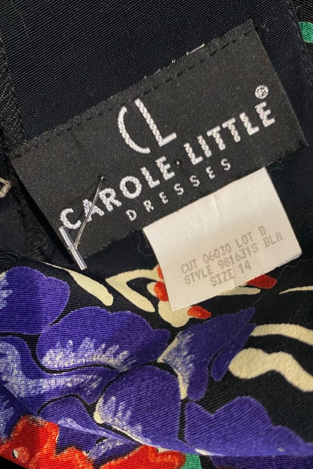 1990s Forties Inspired Floral Rayon Dress Selected By Ritual Vintage #3