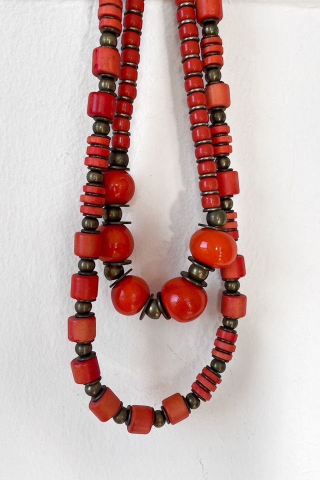 Vintage Layered Glass Bead Necklace Set Selected by MARMALADE #3
