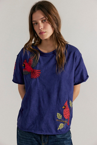 Denim and Bone Hummingbird Tunic