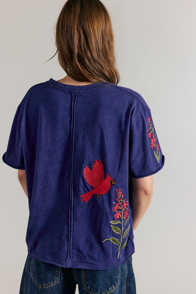 Denim and Bone Hummingbird Tunic #1