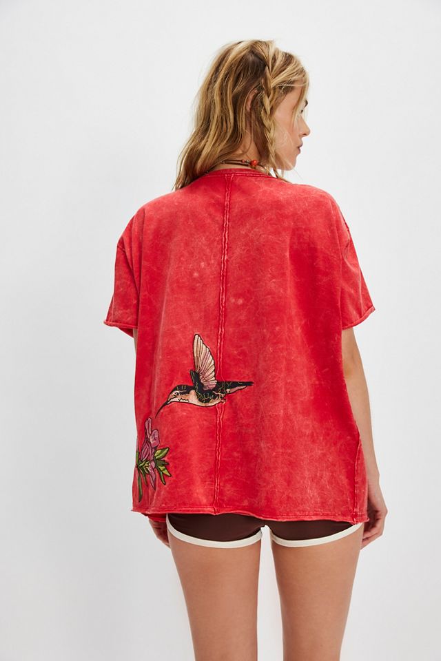 Denim and Bone Hummingbird Tunic