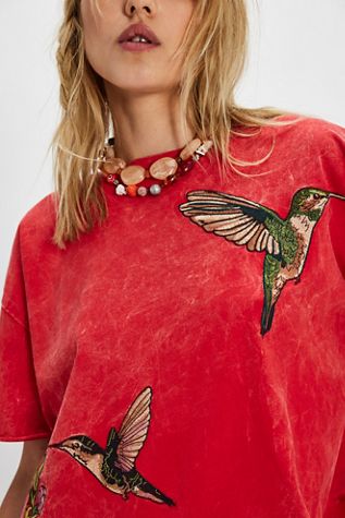 Denim And Bone Hummingbird Tee