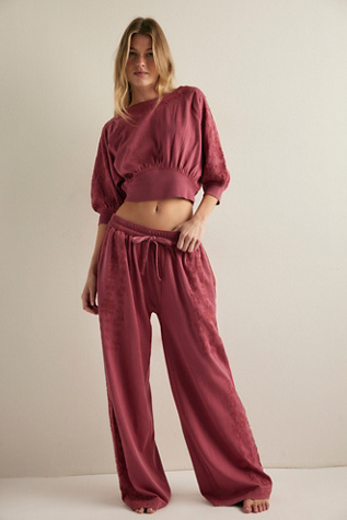 Feeling Special Lounge Pants by Intimately at Free People in Pink, Size: L