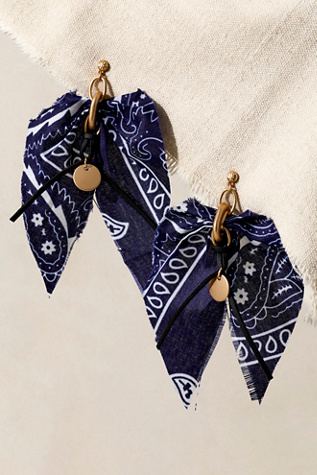 Ariana Ost Mae Scarf Dangle Earrings