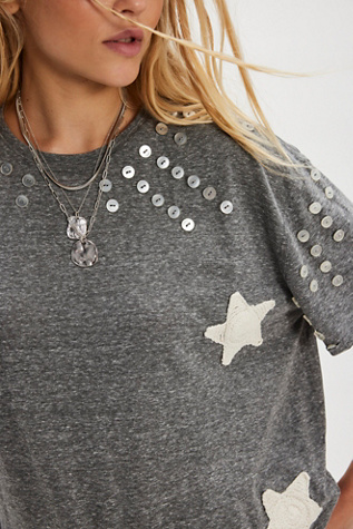 Tricia Fix Star Button Tee