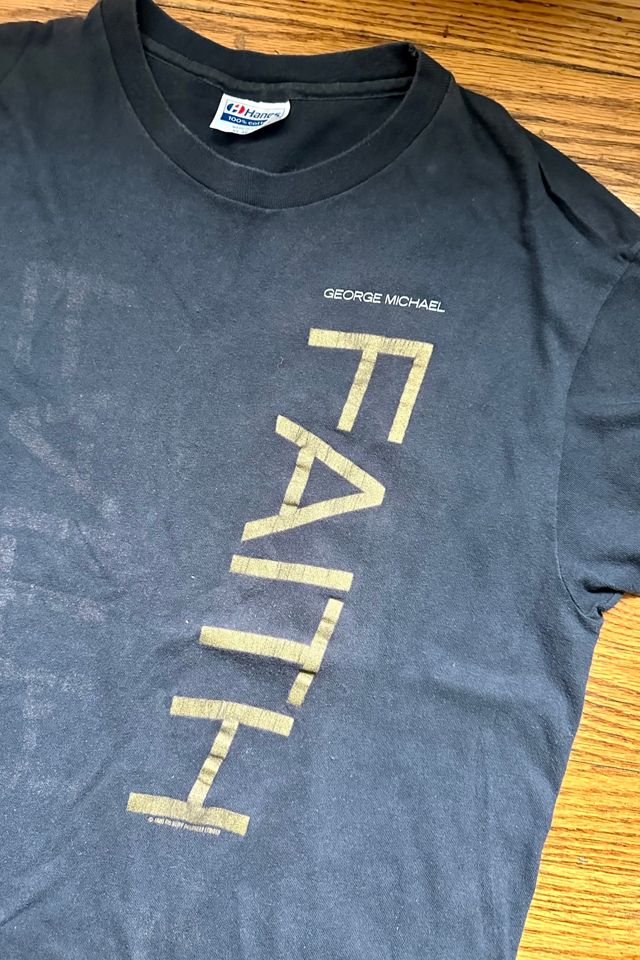 Vintage George Micheal "Faith" Tee Selected by Cherry #1