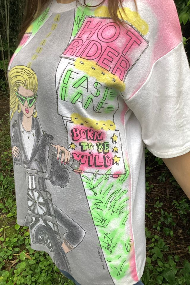 Vintage 1980s Airbrushed Bad Girls of Glory Tee Selected by Cherry #2