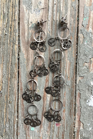Vintage 1980s Chandelier Peace Earrings Selected by Cherry