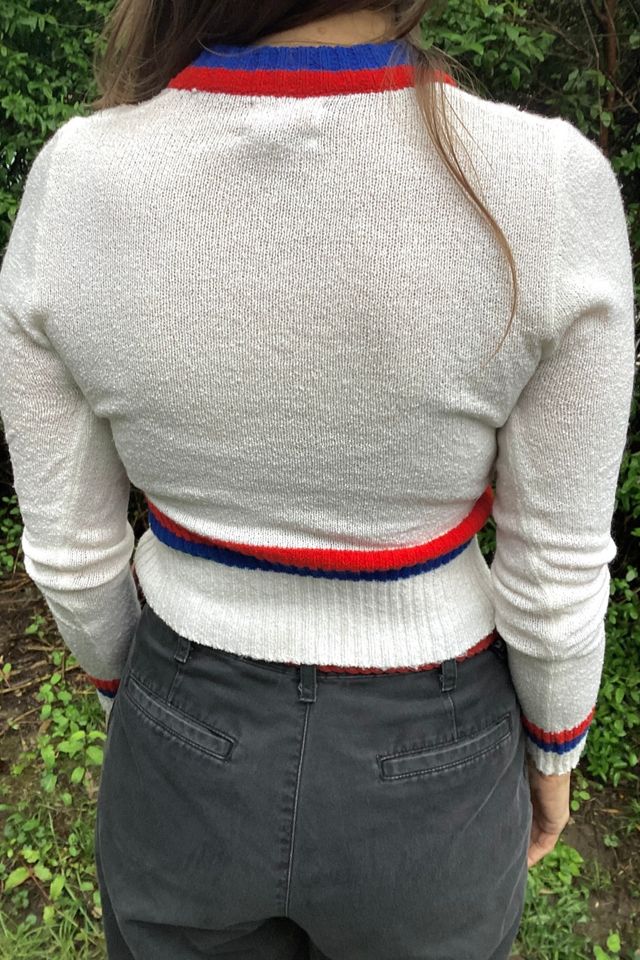 Vintage 1970s Cropped Knit Cardigan Selected by Cherry #1