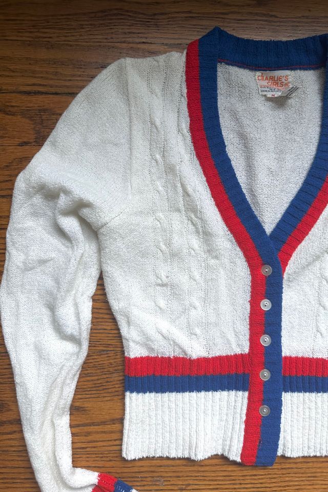 Vintage 1970s Cropped Knit Cardigan Selected by Cherry #2