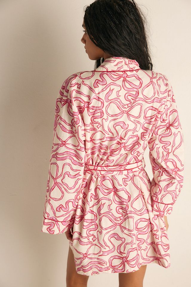 Kilo Brava Brushed Flannel Short Robe #1