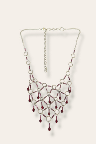Y2K Beaded Chainmail Necklace Selected By Afterlife Boutique