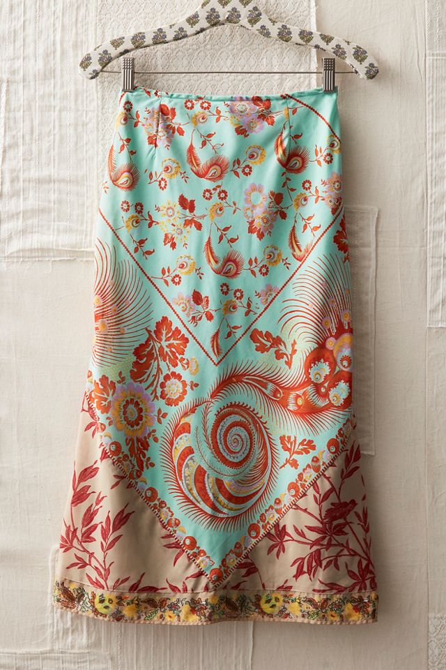 FP MART: Vintage: The Originals Floral and Paisley Printed Midi Skirt #1