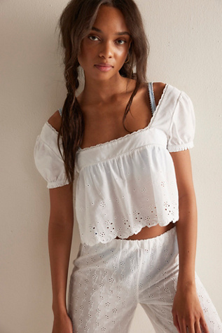 Frankies Bikinis Princess Gauze Sleep Top